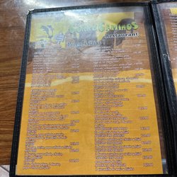 El Correcaminos - Menu