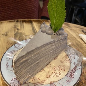 A La Mousse - Sweet potato crepe cake - Desserts Near Me - Philadelphia, Pennsylvania A La Mousse - Sweet potato crepe cake - Desserts Near Me - Philadelphia, Pennsylvania