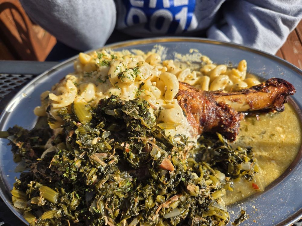 Food from Uncle Red's Turkey Legs