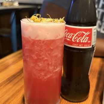 Tazza Kitchen Village District - Real Coca Cola and the drink was floral and tasty - Pizza Near Me - Raleigh, North Carolina Tazza Kitchen Village District - Real Coca Cola and the drink was floral and tasty - Pizza Near Me - Raleigh, North Carolina