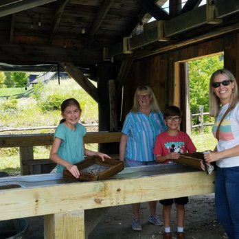 Sugar Creek Gem Mining - We took our daughter and grandkids here to mine for  precious gems ,   Sugar Creek Gems "ROCKS"!!!!! - Gemstones & Minerals Near Me - Banner Elk, North Carolina
