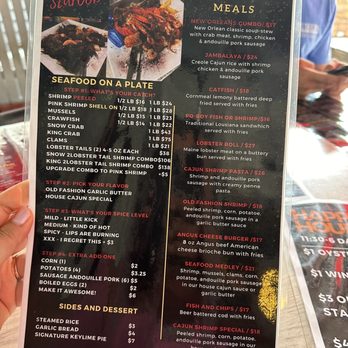 Stinkin Crawfish Key West - Menu - Cajun/Creole Near Me - Key West, Florida