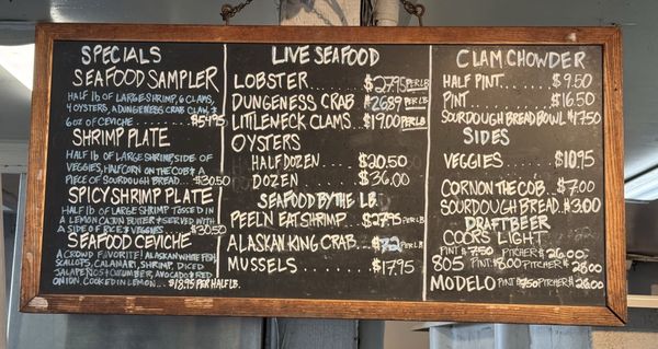Menu photo 1 Neptune's Net Malibu, CA Menu photo 1 Neptune's Net Malibu, CA