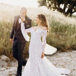 Glaudi by Johana Hernandez - Congratulations to the gorgeous Jessica Hoffman Shakir...we were honored to have designed your custom made gown, inspired by you.