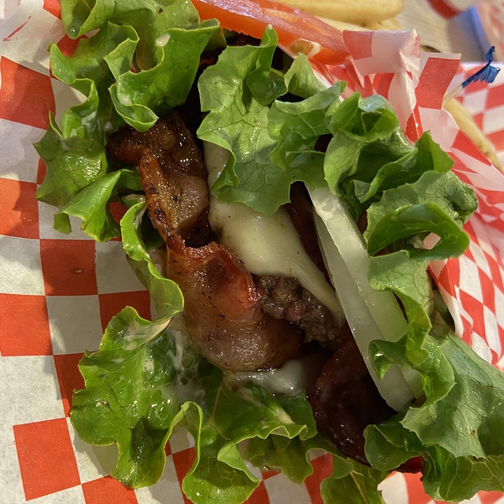 Johnny Rockets - Double Bacon burger - lettuce wrap! - Diners Near Me - Reno, Nevada