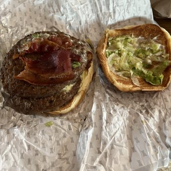 Sonic Drive-In - What they served for a SuperSonic bacon double cheeseburger. - Burgers Near Me - London, Kentucky Sonic Drive-In - What they served for a SuperSonic bacon double cheeseburger. - Burgers Near Me - London, Kentucky