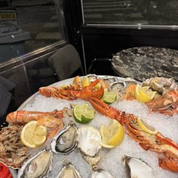 Lobster, oysters, snails, prawns as big as my hand Lobster, oysters, snails, prawns as big as my hand