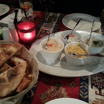 Mado Cafe & Restaurant - bread and dips - Turkish Near Me - South Brisbane, QLD