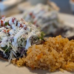 Maga's Cafe - Chicken tostada plate