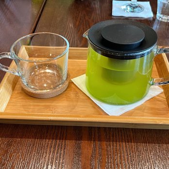 93 Coffee - Green tea that comes with your set - Cafes Near Me - Vancouver, British Columbia