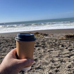 Latte on the beach
