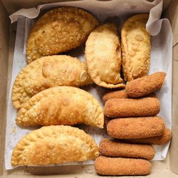 Buena Gente Cuban Bakery - Four Chicken Empanadas, Two Vegan Empanadas, Eight Ham Croquettes
