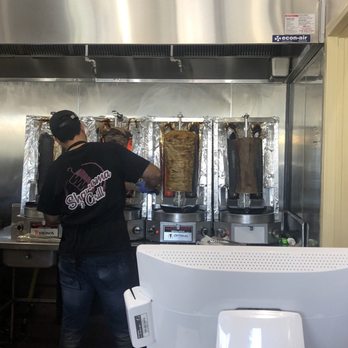 Shawarma Grill - Meats on the vertical spits. - Sandwiches Near Me - Temecula, California