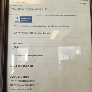 Mountain Transmission - Transmission Repair Near Me - Brigham City, Utah