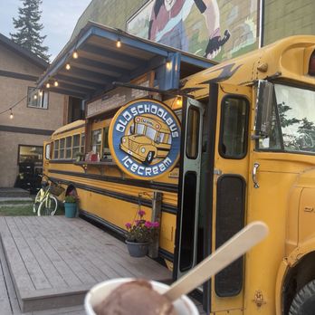 Old School Bus Ice Cream - Ice Cream & Frozen Yogurt Near Me - Canmore, Alberta Old School Bus Ice Cream - Ice Cream & Frozen Yogurt Near Me - Canmore, Alberta