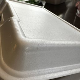 Hair on General Tsou's Chicken box