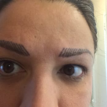 Horrible Hairstroke Eyebrow Tattoo Job By Lynn Lahor Yelp