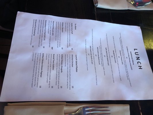 Menu photo 4 Origin Thai 2 Morristown, NJ
