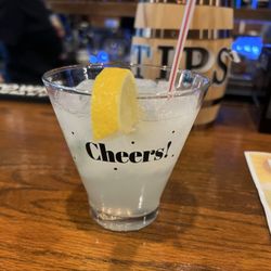 Wine Gal Meets Whiskey Guy - Lemon Basil Martini