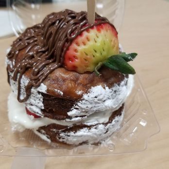 DK's Donuts - Strawberry cronut - Donuts Near Me - Tustin, California DK's Donuts - Strawberry cronut - Donuts Near Me - Tustin, California