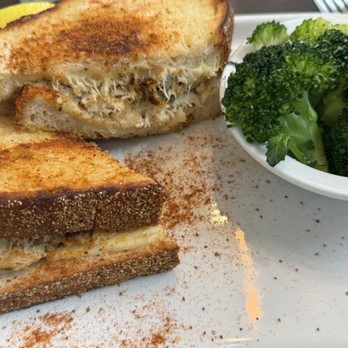 Matt's Fish Camp Lewes - Crabcake grilled cheese w/ - Seafood Near Me - Lewes, Delaware Matt's Fish Camp Lewes - Crabcake grilled cheese w/ - Seafood Near Me - Lewes, Delaware