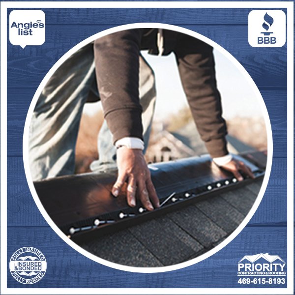 Slide of Priority Roofing