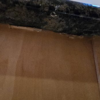 Granite by I.T. Immaculate Transformations - Damage to cabinet - Countertop Installation Near Me Granite by I.T. Immaculate Transformations - Damage to cabinet - Countertop Installation Near Me