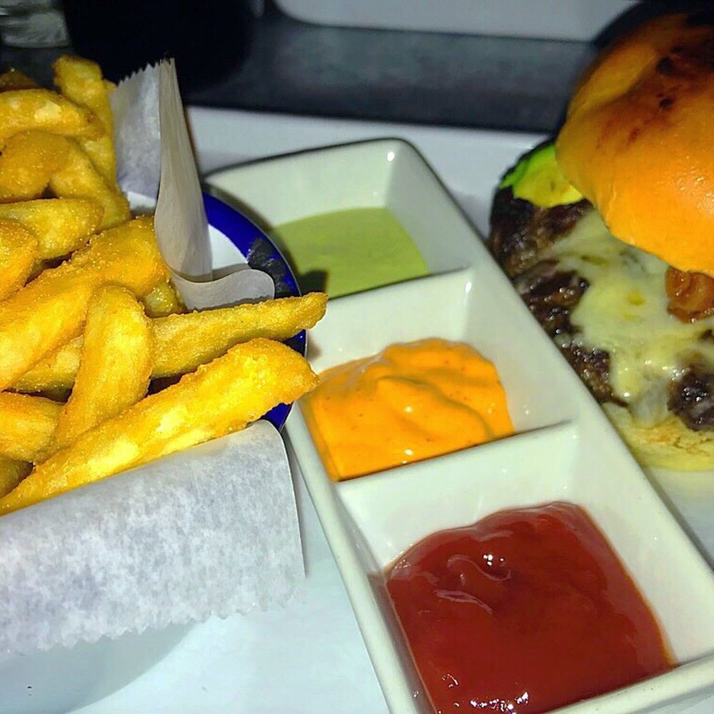 Fresco's Cantina - The pacho villa burger - Mexican Near Me - Astoria, New York Fresco's Cantina - The pacho villa burger - Mexican Near Me - Astoria, New York