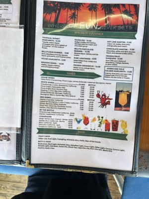 Menu photo 2 Billy's Stone Crab Tierra Verde, FL Menu photo 2 Billy's Stone Crab Tierra Verde, FL