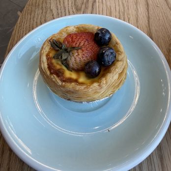 WhatCoffee - $9.99 Fruit Cheesecake Tart. Fruit was not fresh and did not taste like it was worth $9.99. - Cafes Near Me - Santa Clara, California