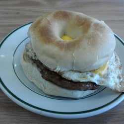 Smillie's Family Restaurant - Sausage, Egg & Cheese on a Bagel