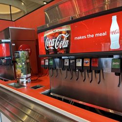 Best place to get water and ice in your refillable bottle.