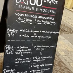60 Degrés - Le Menu