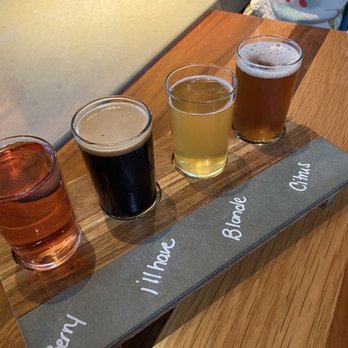 BJ's Restaurant & Brewhouse - Beer flight - Pizza Near Me - Lancaster, Pennsylvania BJ's Restaurant & Brewhouse - Beer flight - Pizza Near Me - Lancaster, Pennsylvania