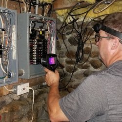 Reveal Home Inspection - Thermal scan of electrical panel.