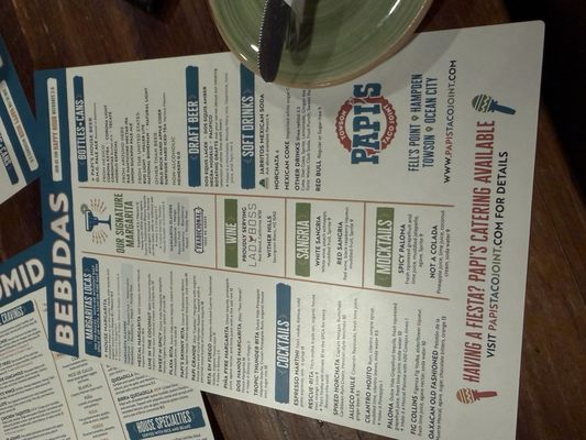 Menu photo 2 Papi's Tacos Towson, MD