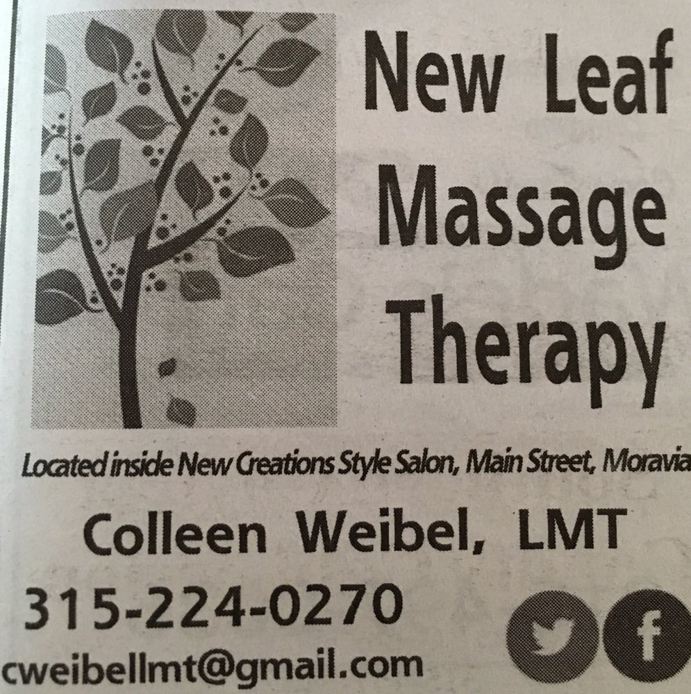 NEW LEAF MASSAGE THERAPY 144 Main St, Moravia, New York Massage