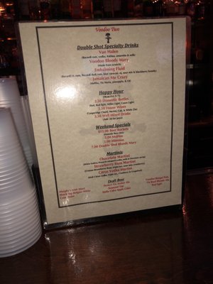 Menu photo 6 Voodoo Two New Orleans, LA Menu photo 6 Voodoo Two New Orleans, LA