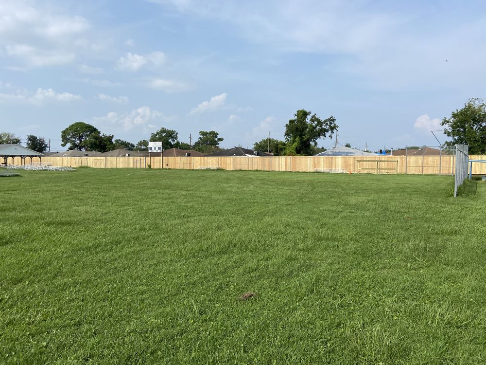 Slide of Fence Line Construction