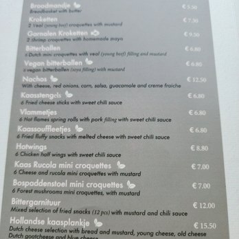 Rembrandt Corner - menu - Bars Near Me - Amsterdam, New Hampshire