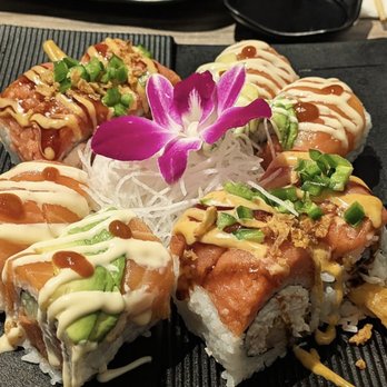 Sushi Rock & Grill - Hot and sunshine roll - Sushi Bars Near Me - Gilbert, Arizona