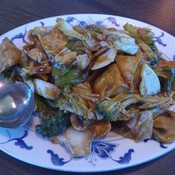 Golden Garden Chinese Restaurant - Tofu with Mixed Vegetables is really good. Firm tofu wok sautéed until almost crispy.