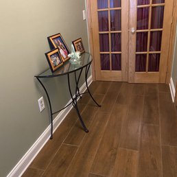 entryway with glass doors