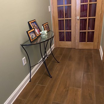 Cancos Tile and Stone - entryway with glass doors - Flooring Near Me - Westbury, New York