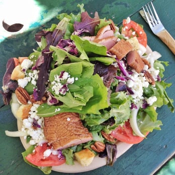 Switchback Smokehouse - Smoked Duck salad w/ goat cheese - the smoked duck is TO DIE FOR good! - Smokehouse Near Me - Kittredge, Colorado Switchback Smokehouse - Smoked Duck salad w/ goat cheese - the smoked duck is TO DIE FOR good! - Smokehouse Near Me - Kittredge, Colorado