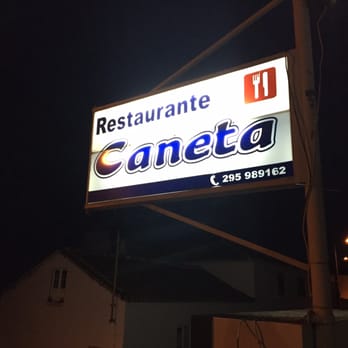 Restaurante Caneta - Signage at night. - Portuguese Near Me - Angra do Heroismo, 20 Restaurante Caneta - Signage at night. - Portuguese Near Me - Angra do Heroismo, 20