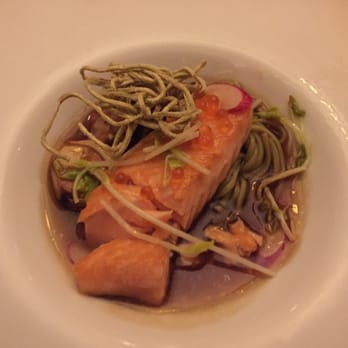 Parallel 37 - Course 2: salmon - New American Near Me - San Francisco, California Parallel 37 - Course 2: salmon - New American Near Me - San Francisco, California