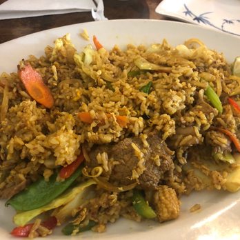 Thai Lanna - Yellow curry fried rice - Thai Near Me - Mount Pleasant, Texas Thai Lanna - Yellow curry fried rice - Thai Near Me - Mount Pleasant, Texas