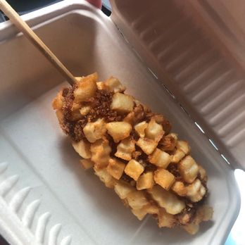 Mochinut - Potato mozzarella hotdog - Donuts Near Me - Sacramento, California Mochinut - Potato mozzarella hotdog - Donuts Near Me - Sacramento, California