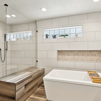 Inspired By Design - Colorado home bathroom remodel. Spa-like look. Transitional style. - Interior Design Near Me - Littleton, Colorado Inspired By Design - Colorado home bathroom remodel. Spa-like look. Transitional style. - Interior Design Near Me - Littleton, Colorado